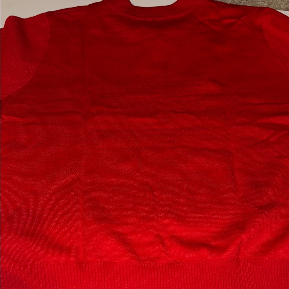 Disney Stitch Red Christmas Sweater S NEW - Picture 5 of 6